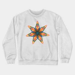 Spirograph Pride Pattern: LGBTQIA+ Crewneck Sweatshirt